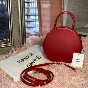 Mansur Gavriel Red Circle Bag